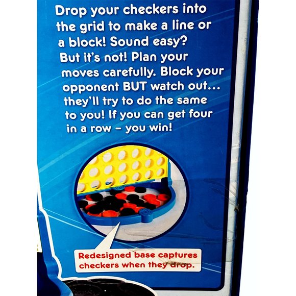 VTG Game Connect 4 Milton Bradley 100% Complete 1st Collection Frame Upgrade VG+ - Picture 7 of 8